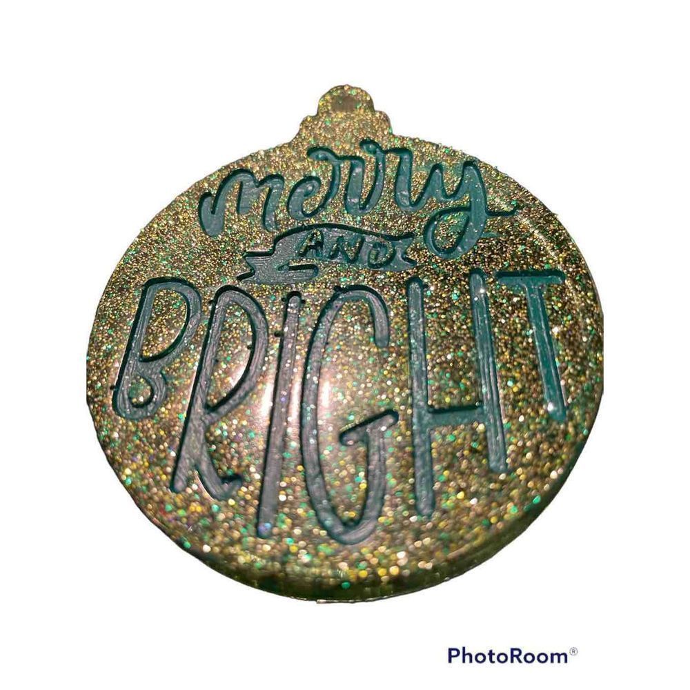 Handmade resin Christmas ornament